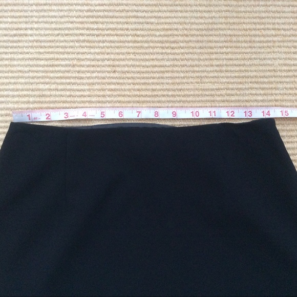 Talbots Black Skirt w/ Back Ruffle - Size 8 - Picture 12 of 12